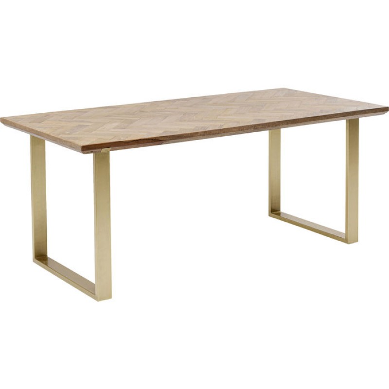 Table Parquet Brass 180x90